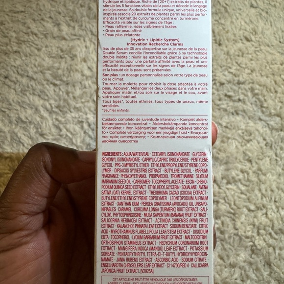 Clarins Double Serum Firming & Smoothing Anti-Aging Concentrate - Picture 3 of 5